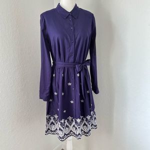 NYDJ eyelet dress